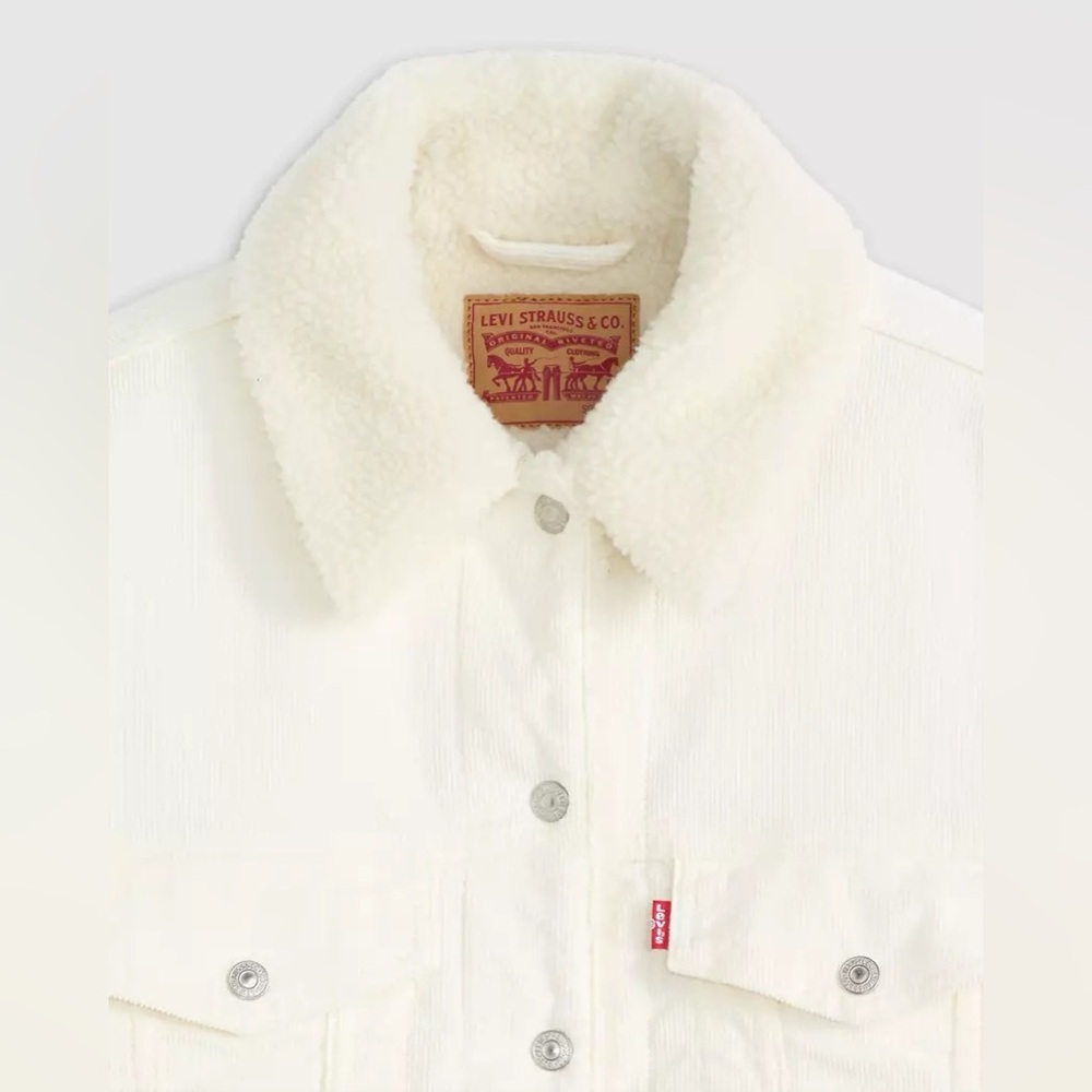 NWT Levi’s 90’s Sherpa Trucker Jacket - Picture 4 of 7